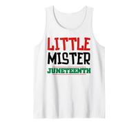 Little Mister Juneteenth Funny Black Boy pour Tout-Petits garçons Débardeur