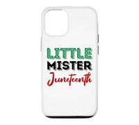 Little Mister Juneteenth Kids, garçon Noir Amusant pour Tout-Petits garçons Coque pour iPhone 12/12 Pro