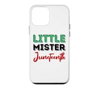 Little Mister Juneteenth Kids, garçon Noir Amusant pour Tout-Petits garçons Coque pour iPhone 12 Mini