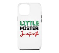 Little Mister Juneteenth Kids, garçon Noir Amusant pour Tout-Petits garçons Coque pour iPhone 12 Pro Max