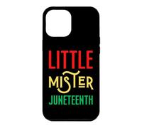 Little Mister Juneteenth Noir Garçon Garçon Amusant Coque pour iPhone 12 Pro Max