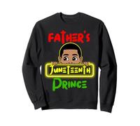 Little Mister Juneteenth Prince Père Fils Noir Papa Garçons Sweatshirt