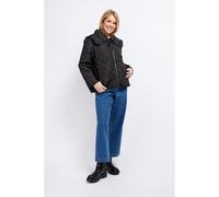 Little Mistress Women's Diamond Quilted Lightweight Quilted Jacket Noir 10 (S) Female