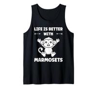 Little Monkey Marmoset Life is Better with Marmosets Débardeur