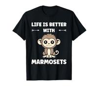 Little Monkey Marmoset Life is Better with Marmosets T-Shirt