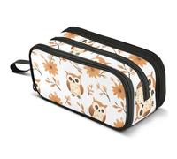 Little Monkeys Trousse à crayons de grande capacité avec 3 compartiments et porte-stylos, B587, Sac à dos enfant
