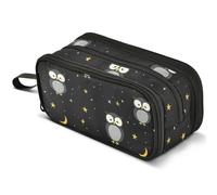 Little Monkeys Trousse à crayons de grande capacité avec 3 compartiments et porte-stylos, B588, Sac à dos enfant