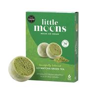 LITTLE MOONS Mochi glacé au thé vert matcha d’Uji - 192 g / 6 pièces