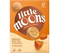 LITTLE MOONS Mochis glacés saveur caramel beurre noisette - 6 x 30 g