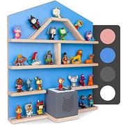 Little Moonshine Étagère murale, magnétique, pour Tonie Box et Tonies (l'original), jusqu'à 52 tonies, disponible en 4 couleurs assorties à la boîte Toniebox, bleue