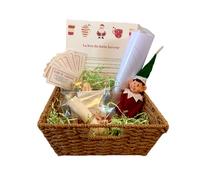 Little Naia Kit Lutin Farceur de Noël - Ensemble Complet avec Lutin, Accessoires et Idées de Farces - Activité Magique pour Enfants et Famille - 24 Jours de Bêtises de l’Avent