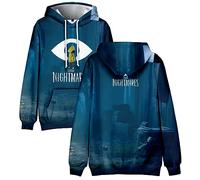 Little Nightmare 3 Merch Hot Game Sweat à capuche d'hiver unisexe décontracté à manches longues Streetwear, comme sur l'image, XS