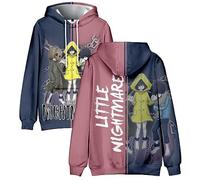 Little Nightmare 3 Merch Sweat à capuche d'hiver unisexe décontracté à manches longues Streetwear, comme sur l'image, M