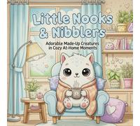 Little Nooks & Nibblers: Adorable Made-Up Creatures in Cozy At-Home Moments