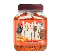 Little One Carottes Séchées | 200 g | Aliment Complémentaire pour Rongeurs | Riche en Vitamines et Minéraux | Séchage Doux pour Un Arôme Intense et Un Goût Particulier