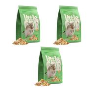 Little One Gerbils | Pack de 3 | 3 x 400 g | Aliment Complet pour Gerbilles | Peut Couvrir Tous Les Besoins en Protéines, Graisses, Glucides, Minéraux et Vitamines
