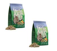 Little One Green Valley Degus Lot de 2 boîtes de 750 g de Nourriture en Fibres pour Animaux de Compagnie composé de 60 Herbes et Herbes différentes