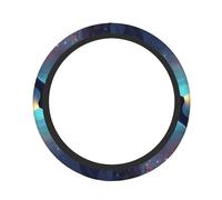 Little Penguins In The Flower Bed Housse de volant de voiture élastique universelle antidérapante en caoutchouc souple respirant 38,1 cm