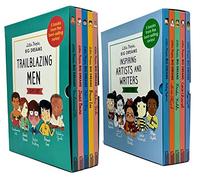 Little People, Big Dreams Hommes pionniers et artistes et écrivains inspirants Coffret cadeau de 10 livres (Stephen Hawking, Bruce Lee, David Bowie, Muhammad Ali, Mahatma Gandhi, Maya Angelou et plus