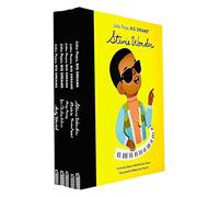Little People Big Dreams série 12 livres de collection, livre 56 à 60 (Stevie Wonder, Malala Yousafzai, Mary Anning, Hans Christian Andersen, Andy Warhol)