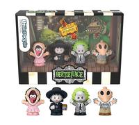 Little People Collector Coffret Beetlejuice édition spéciale pour les fans du film, 4 figurines de personnages dans un emballage à exposer, JFD68