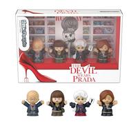 Little People Collector Coffret Le Diable s’habille en Prada édition spéciale pour Les Fans du Film, 4 Figurines dans Un Emballage à Exposer