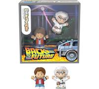 Little People Collector Coffret Retour vers Le Futur édition spéciale pour Adultes et Fans, 2 Figurines dans Un Emballage à Exposer, JFD74