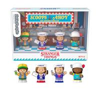 Little People Collector Coffret Stranger Things : Scoops Troop, figurines Scoops Troop collector présentées dans un emballage cadeau à exposer, pour adultes et fans, HVG76