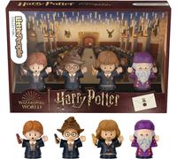 Little People COLLECTOR Coffret Harry Potter à l'École des Sorciers en édition spéciale pour Les Adultes et Les Fans avec 4 Figurines, HVG45