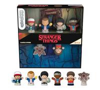 Little People Stranger Things - Coffret Château Byers 6 figurines, Inspiré par la série phare de Netflix ,édition spéciale pour adultes et fans, HTP36