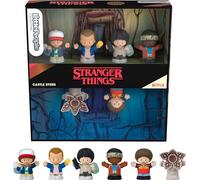 Little People Stranger Things - Coffret Château Byers 6 figurines, Inspiré par la série phare de Netflix ,édition spéciale pour adultes et fans, HTP36
