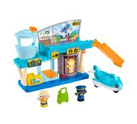 Little People Toddler Toys Everyday Adventures Airport Playset avec avion pour les jeux de r le pr scolaires partir de 1 an, HTJ26