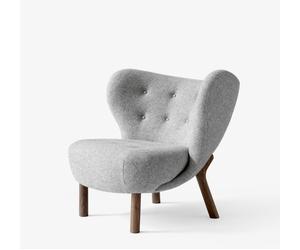 Little Petra VB1 Lounge Chaise Andtradition Noyer - Hallingdal - sans tabouret - 5709262012312