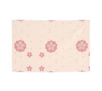 Little Pink Cherry Blossoms Bannière festive créant une atmosphère festive pour Noël, fêtes nocturnes, réunions d'amis 119,4 x 180,3 cm
