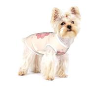 Little Pink Cherry Blossoms Gilet en coton respirant doux et confortable pour chiens et chats Taille L