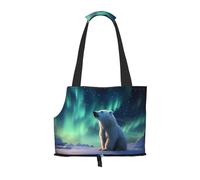 Little Polar Bear Sac à bandoulière pour animal de compagnie Motif imprimé Petit chien et chat