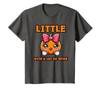 Little Pumpkin with A Lot of Spice T-Shirt, Enfant, Asphalte, 3 Ans