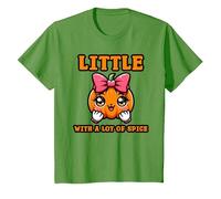 Little Pumpkin with A Lot of Spice T-Shirt, Enfant, Herbe, 4 Ans