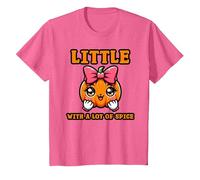 Little Pumpkin with A Lot of Spice T-Shirt, Enfant, Rose Chiné, 10 Ans