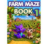 Little Purple Dragon Maze Book: Cow Adventures: Easy Cow Mazes for Kids Ages 3-5: Beginner Maze Activities for Preschoolers, Fun Farm Animal Puzzle Games and Early Learning Activities