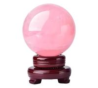 Little Quartz Crystal Ball Decoration for Glass Collectors and Inner Pacific Serenities Gift,70mm