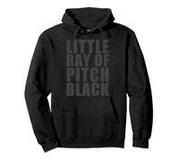 Little Ray of Pitch Black | Goth Grunge Sweat à Capuche