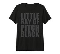 Little Ray of Pitch Black | Goth Grunge T-Shirt Haut de Gamme