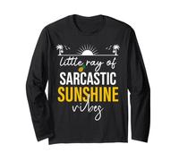 Little Ray of Sarcastic Sunshine Hello Summer Vibes Beach Manche Longue