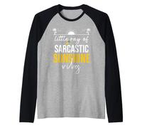 Little Ray of Sarcastic Sunshine Hello Summer Vibes Beach Manche Raglan