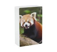 Little Red Panda Étui à cigarettes étanche en plastique résistant à l'écrasement pour 20 cigarettes pour homme et femme