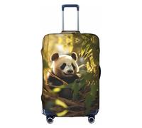 Little Red Panda Housse de protection élastique lavable et résistante aux rayures pour valise, blanc, Medium