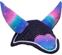 Little Rider - Bonnet anti-mouches pour chevaux "Dazzling Night", Prismatique BZ4837 (Petit poney) (Bleu marine)