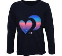 Little Rider - T-shirt "Dazzling Night" pour enfants Manches Longues BZ4872 (128) (Bleu marine)