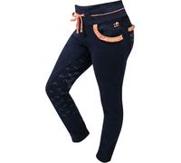 Little Rider - "The Princess And The Pony" Pantalon d'équitation pour filles BZ4782 (140) (Bleu marine/pêche)